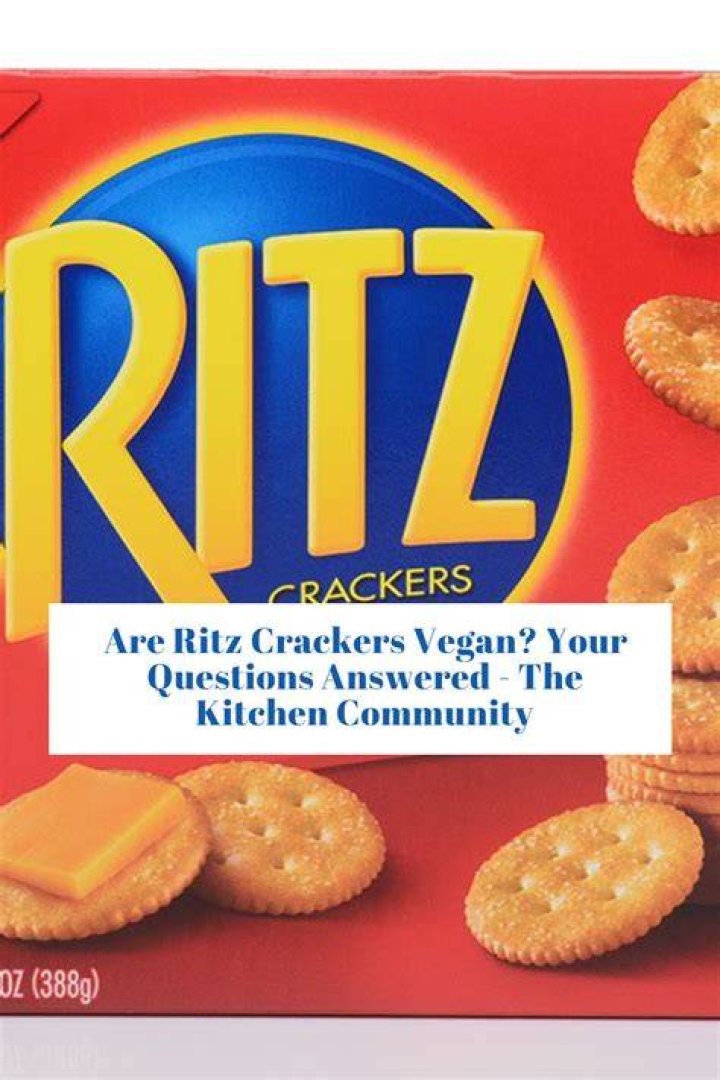 Are Ritz Bakery vegan