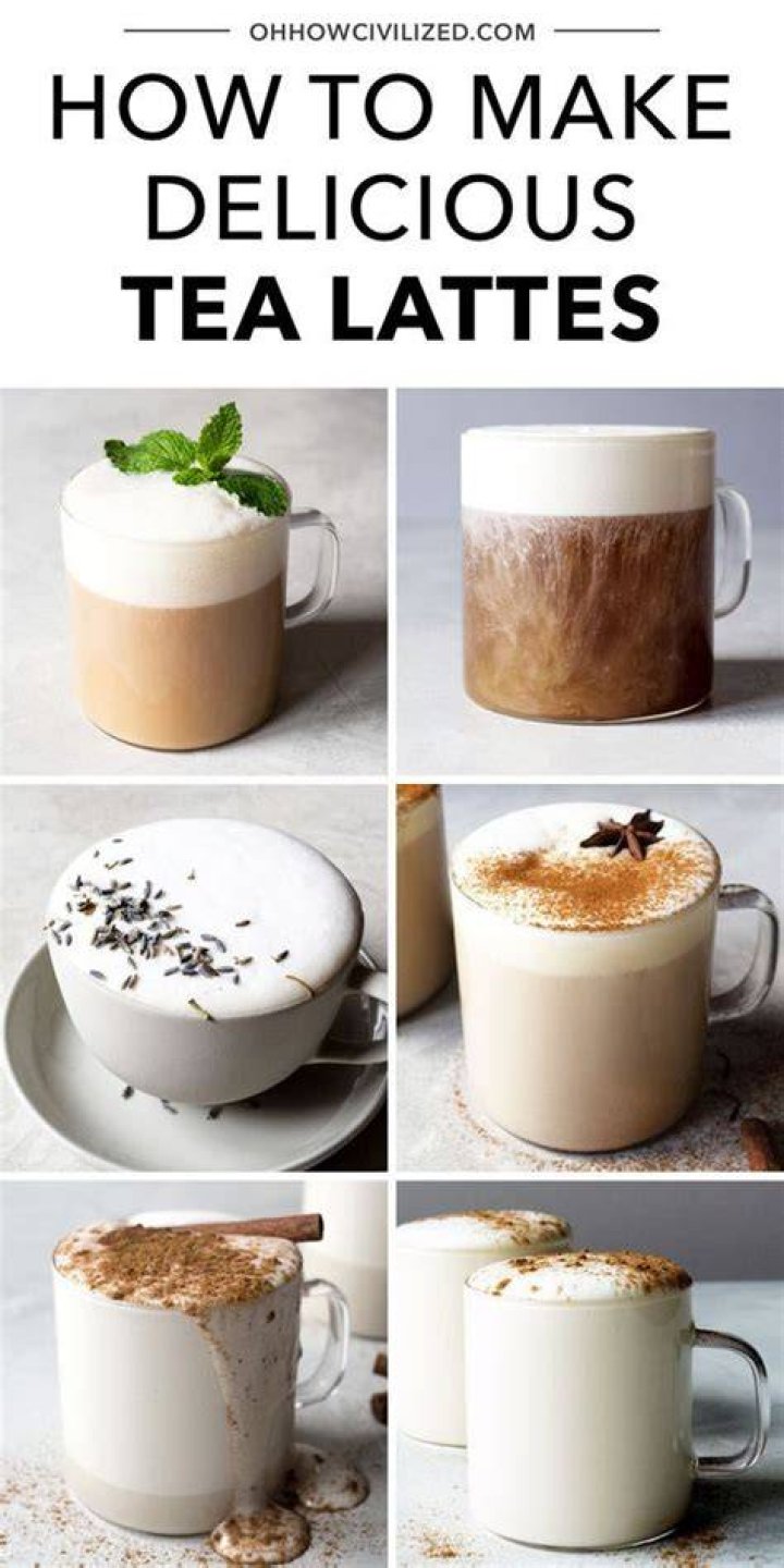 Are there tea lattes