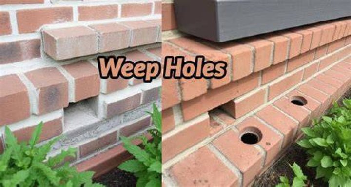 Can I seal weep holes