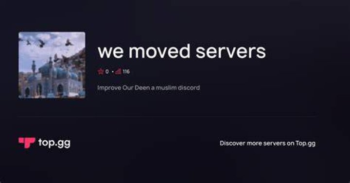 Can servers be moved