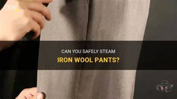 Can u iron wool pants