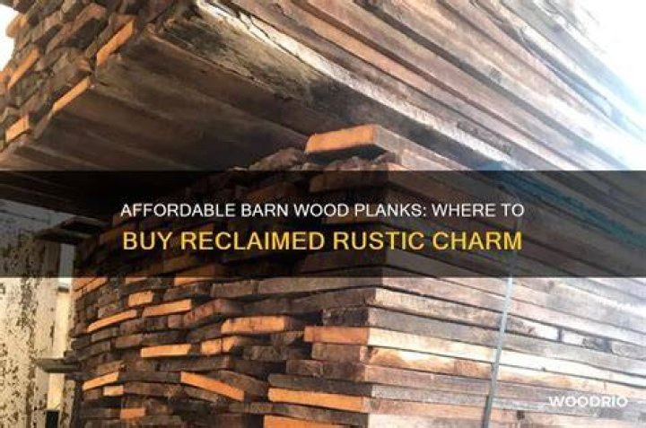 Can you buy barn wood