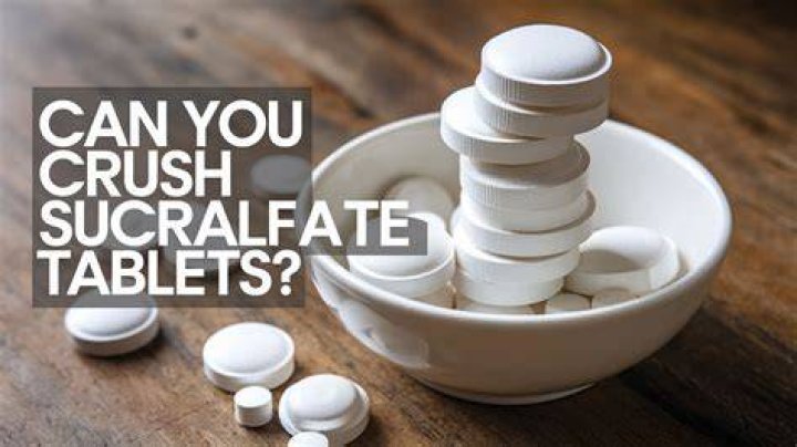 Can you crush tablets