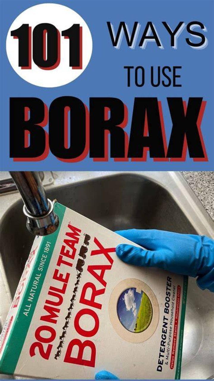 Can you soak in Borax