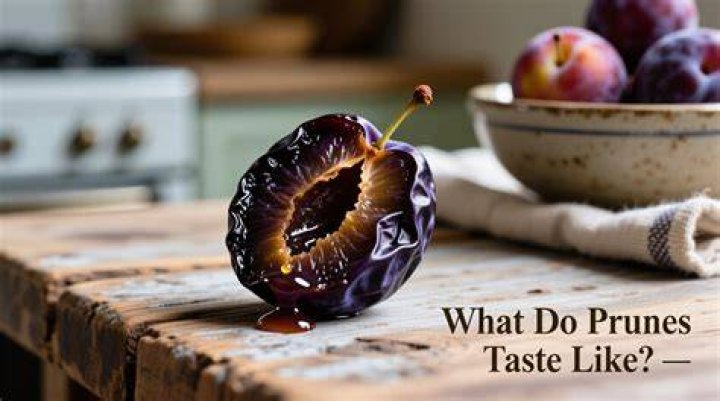 Do prunes taste sweet