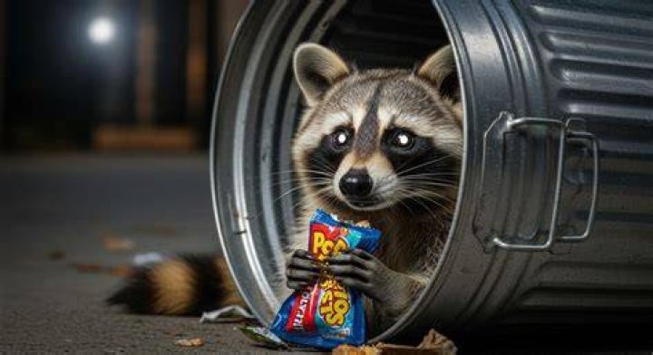 Do raccoons eat trash