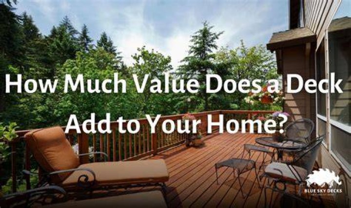 Does a deck add value