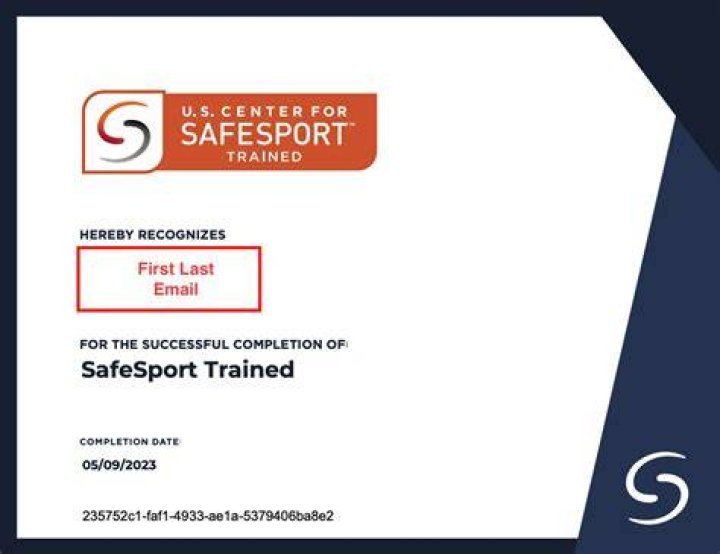 Does SafeSport expire