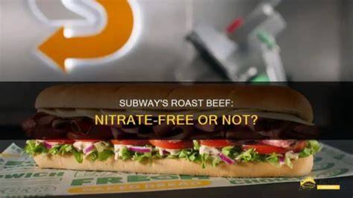 Does Subway sell beef