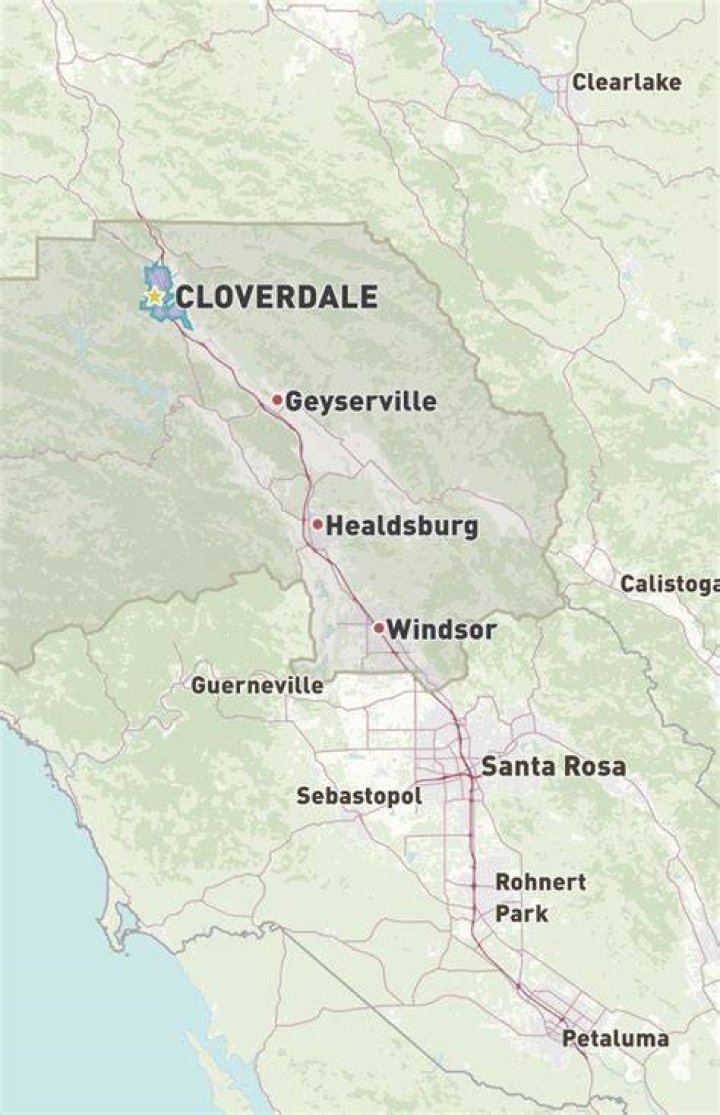 How big is Cloverdale