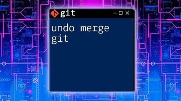 How do I undo a merge