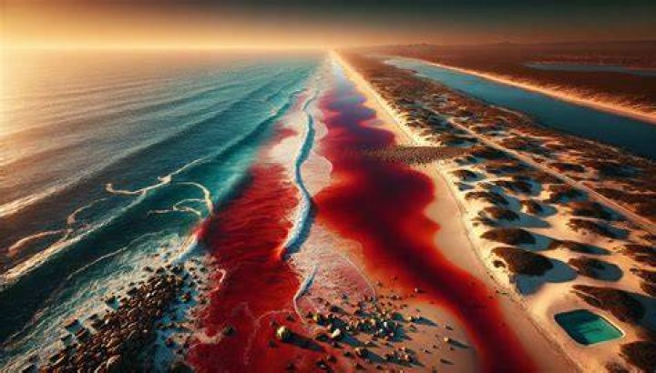 How do red tides move