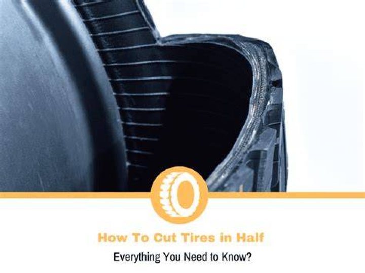 How do you cut a tire