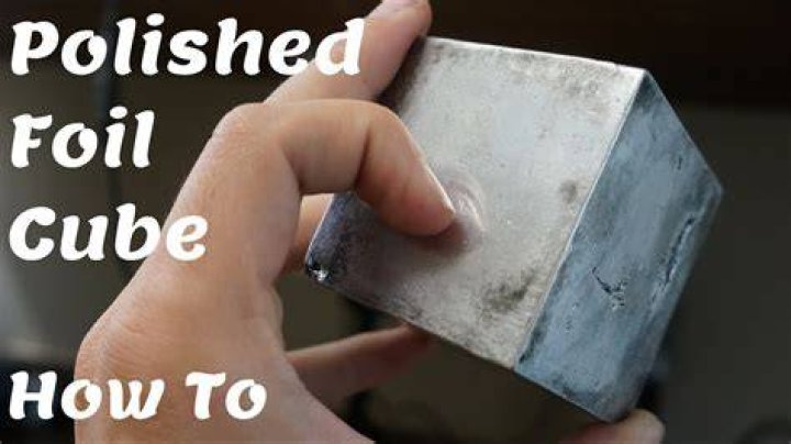 How do you foil cubes