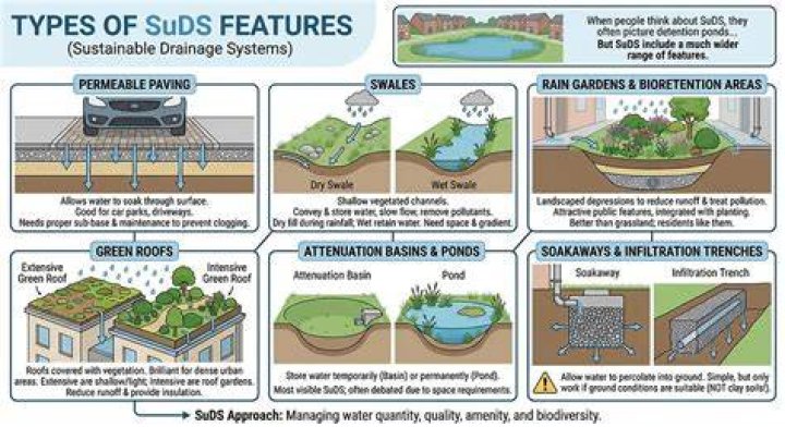 How does a SuDS work
