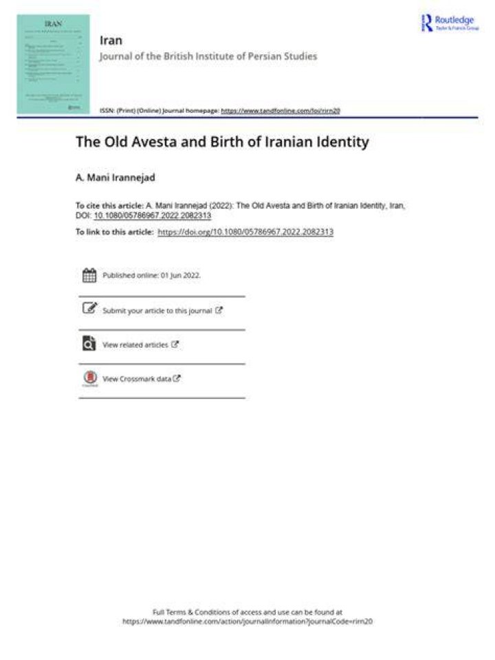 How old is the Avesta