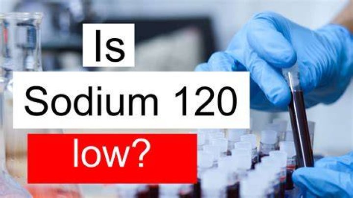 Is 120 low for sodium