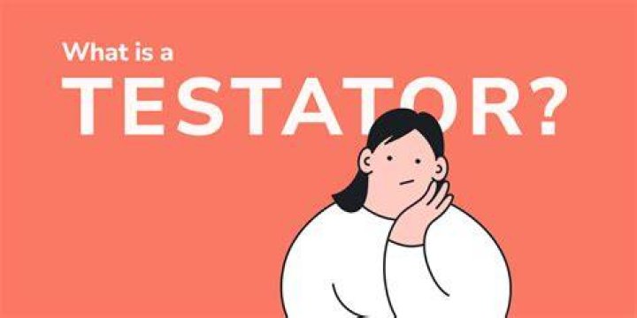 Is a testator a male