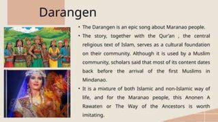 Is Darangen religious