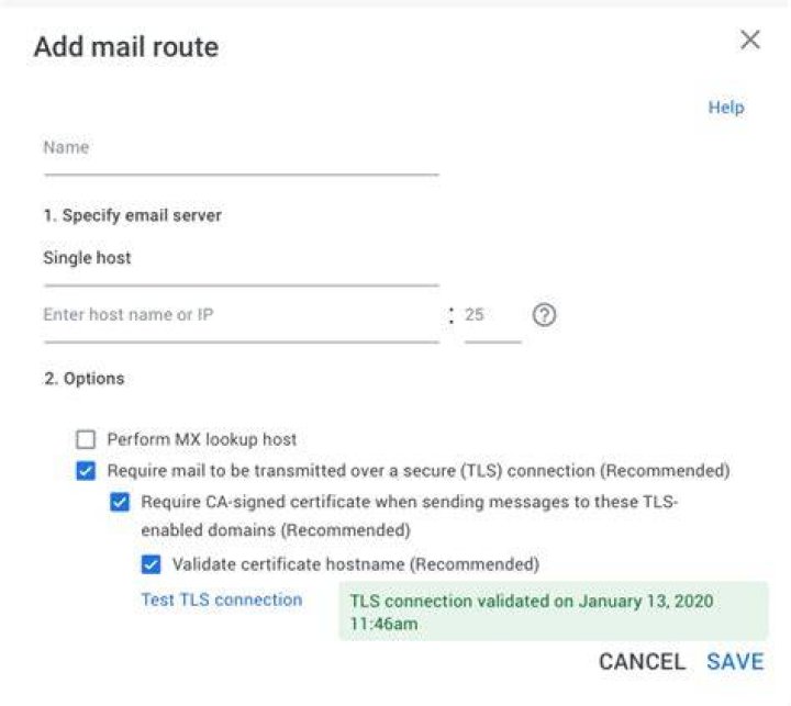 Is Gmail TLS enabled