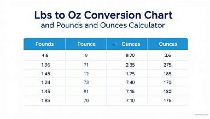Is lb and oz the same