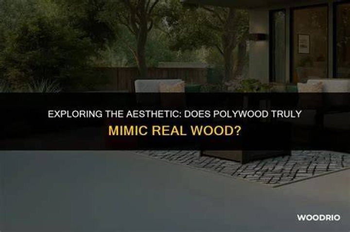 Is POLYWOOD real wood