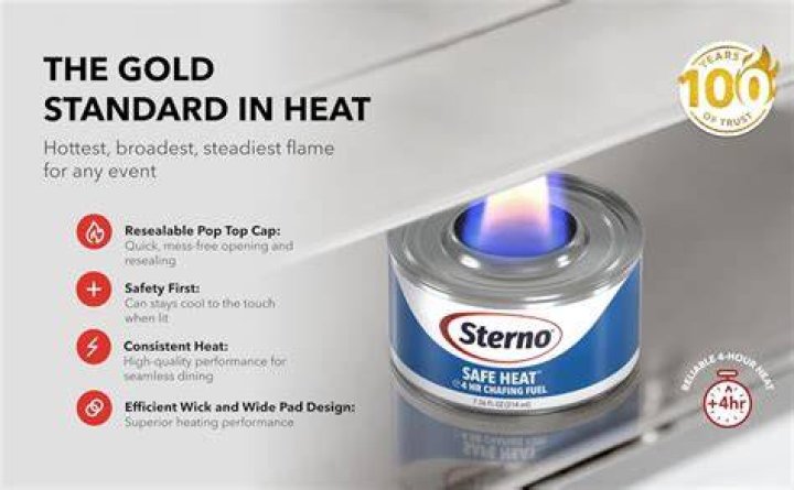 Is Sterno safe inside