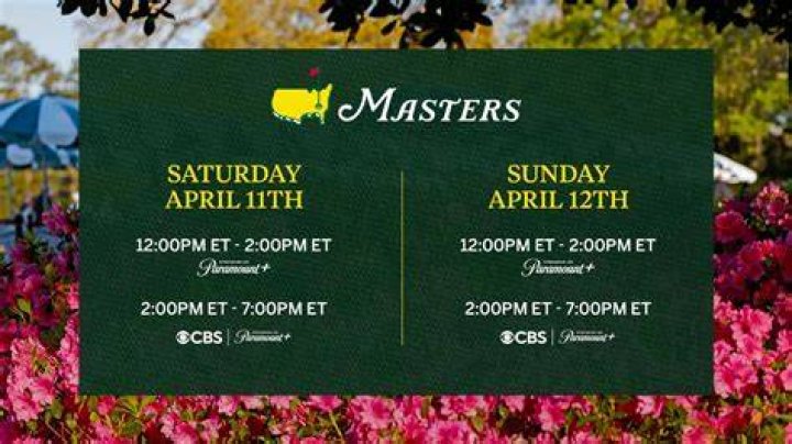 Is the Masters on CBS