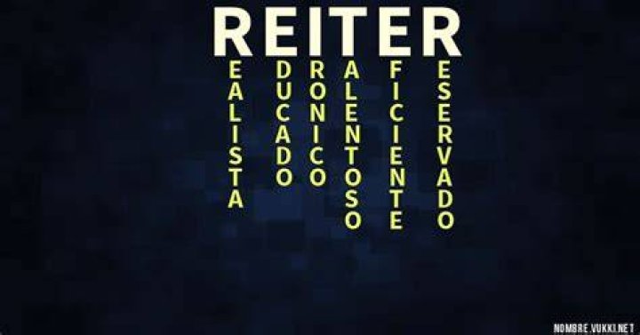 ¿Qué significa reiter