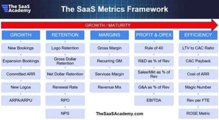 What are SaaS metrics