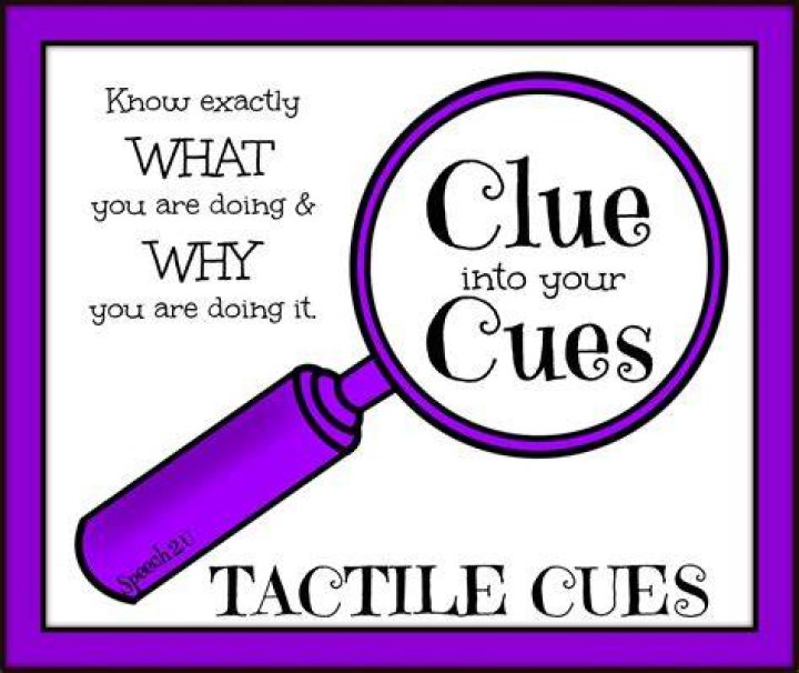 What are tactile cues