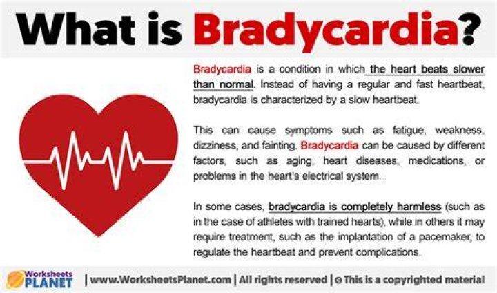 What bradycardia mean