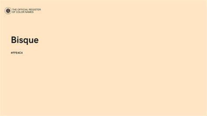 What Colour is bisque