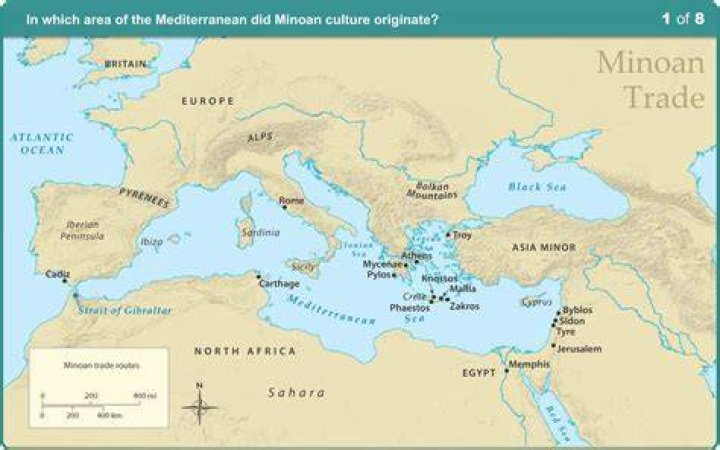 What did Crete export