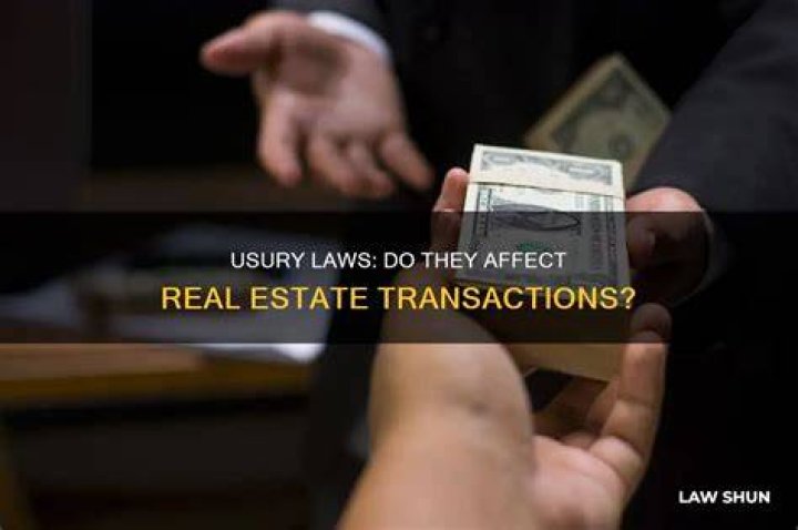 What do usury laws do