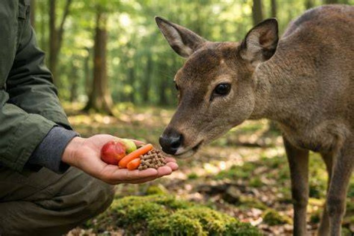 What do you feed deer