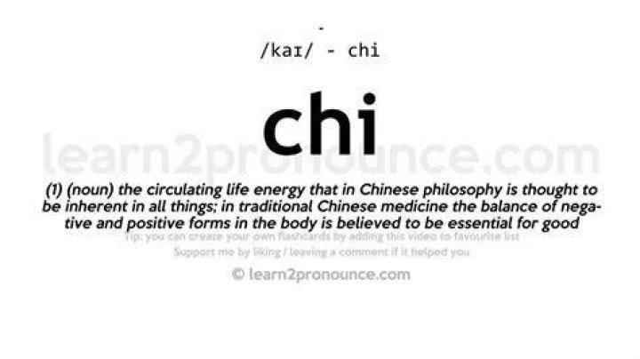 What does chi to mean