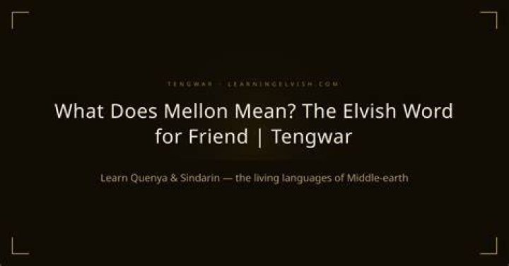 What does Mellon mean
