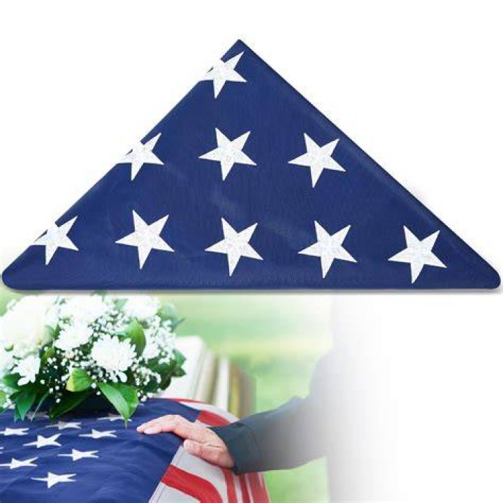 What is a burial flag
