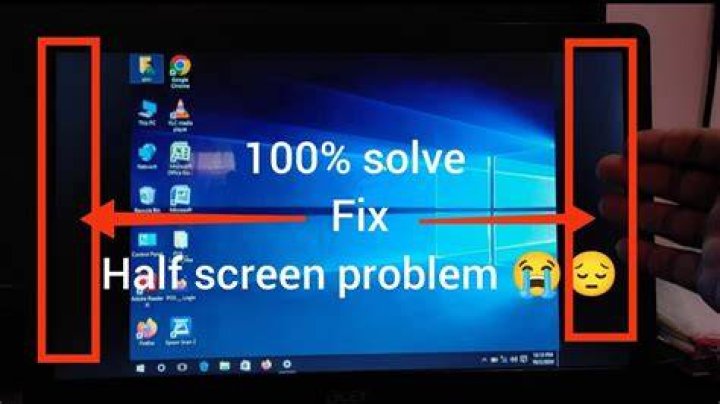 What is a half screen