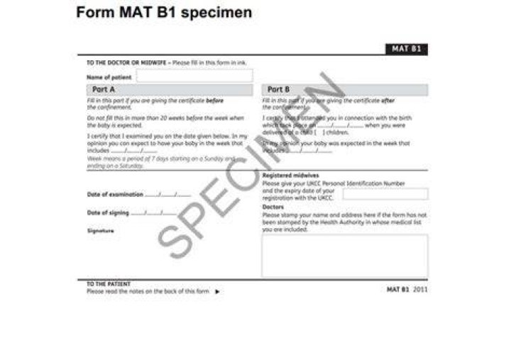 What is a mat B form