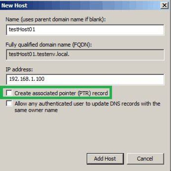 What is a pointer DNS