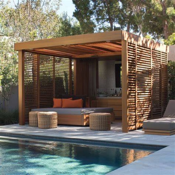 What is a pool cabana