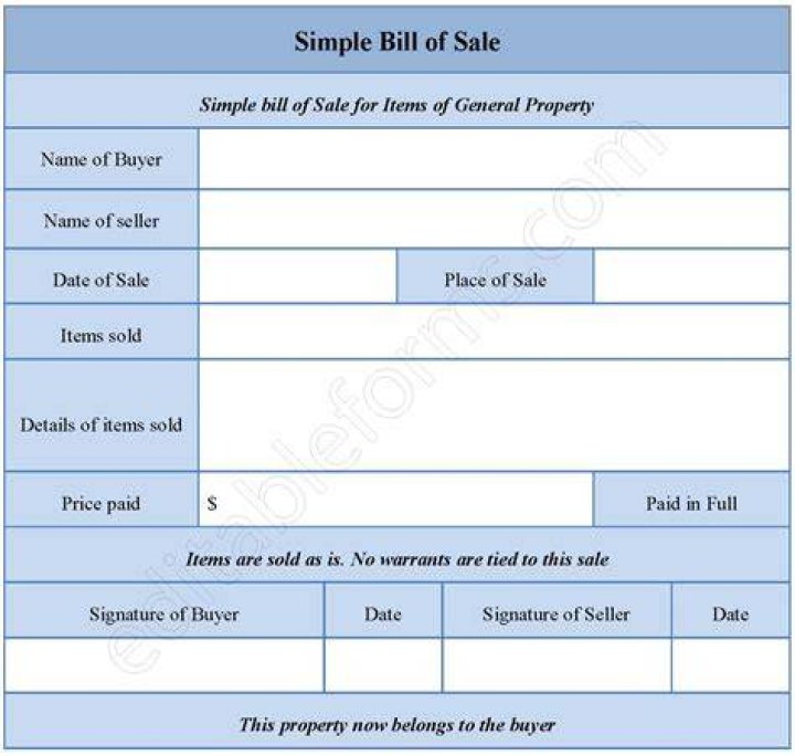 What is a simple sale