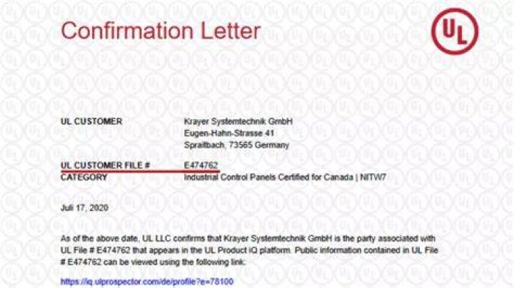 What is a UL E number