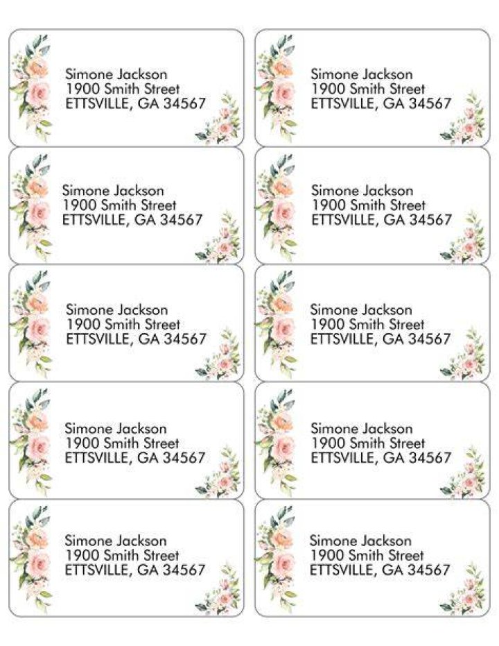What is address label