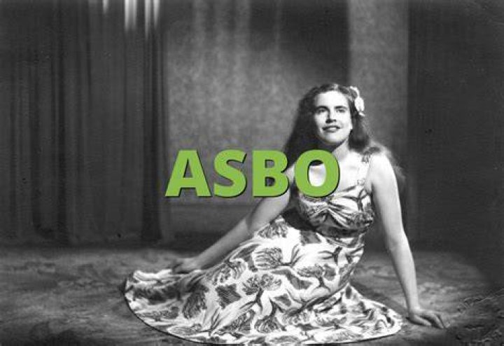 What is an ASBO slang