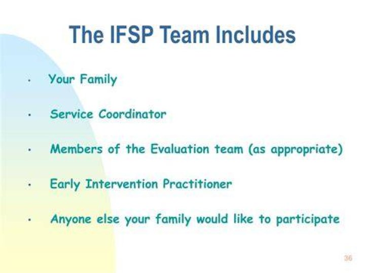 What is an IFSP team