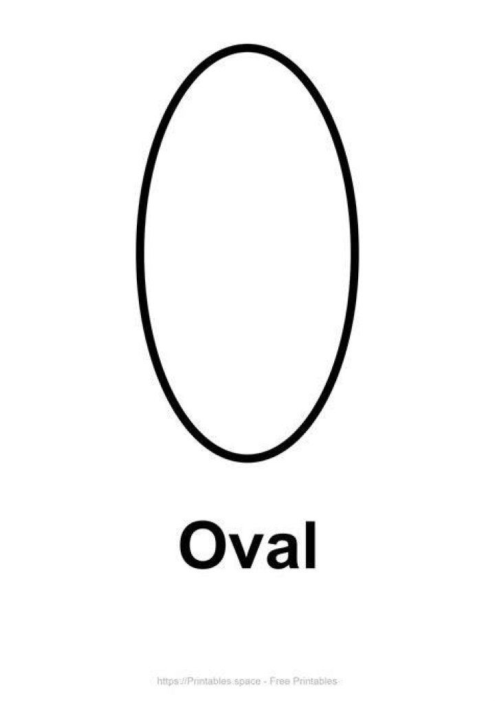 What is an oval shape