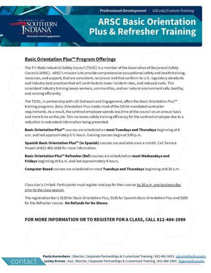 What is ARSC training